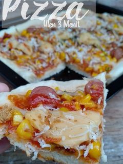 Foto resep Pizza ulen 3 Menit,awet empuknya
