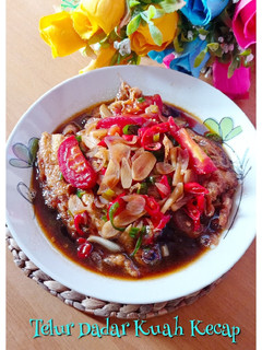 Foto resep Telur Dadar Kuah Kecap