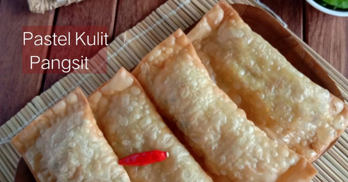 Pastel dengan Kulit Pangsit