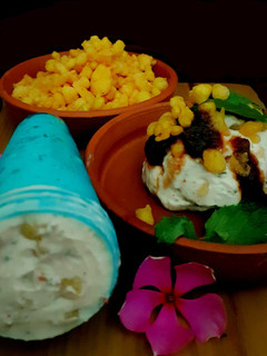 A picture of Frozen Boondi Yogurt.