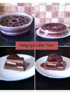 Foto resep PUDING LAPIS COKLAT