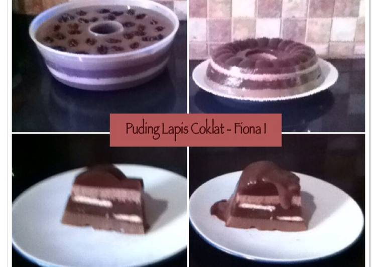 PUDING LAPIS COKLAT