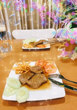 Hình của món Beefsteak Khoai tây chiên.