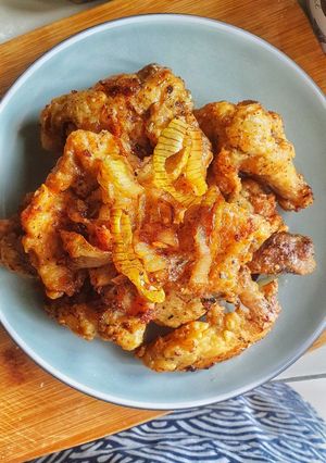Foto resep Garlic Butter Fried Chicken