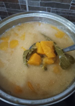 Foto resep Kolak labu kuning + pisang enak simple👍