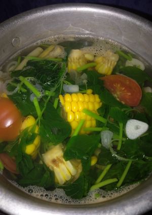 Foto resep Sayur bayam