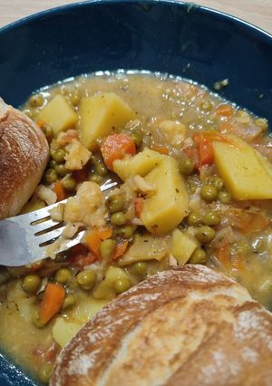 Una foto de Guiso de bacalao con patatas