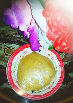 A picture of Plantain fufu.