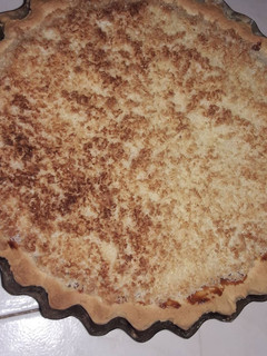 Una foto de Tarta de dulce de leche y coco