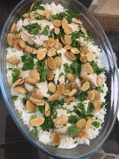صورة لوصفة فتة دجاج