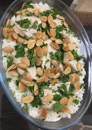 صورة لوصفة فتة دجاج