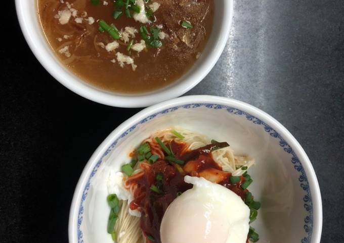 Resep Korean noodle soup/ Guksu / 국수 yang Enak