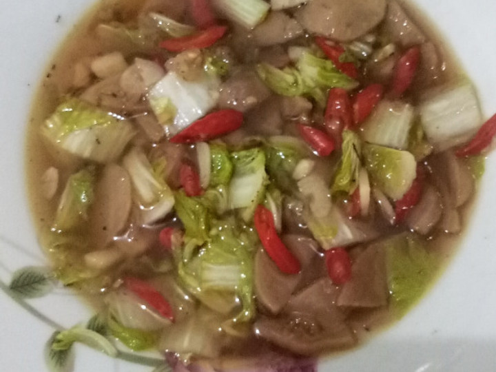 Resep Cah Sawi Putih Baso, Menggugah Selera