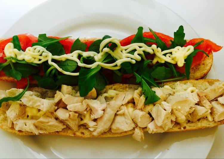 Baguette de pollo