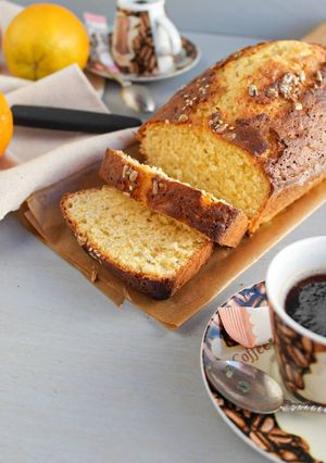 Foto de Bolo de laranja e mix de sementes 🍊