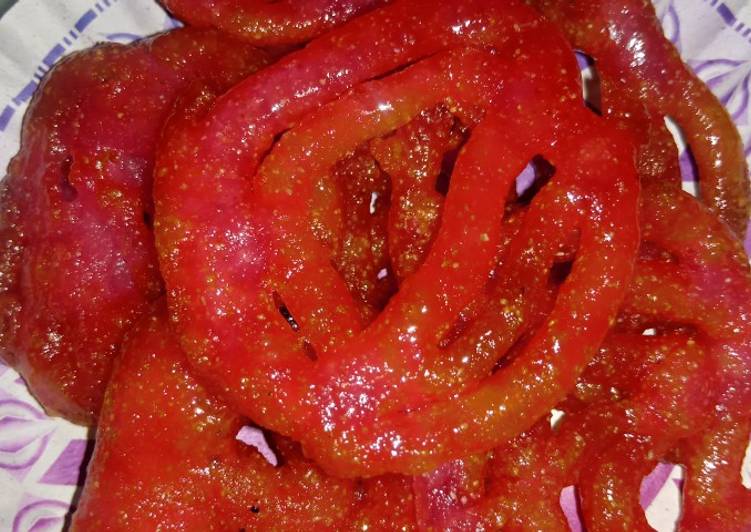 Recipe: Tasty Red Jalebi