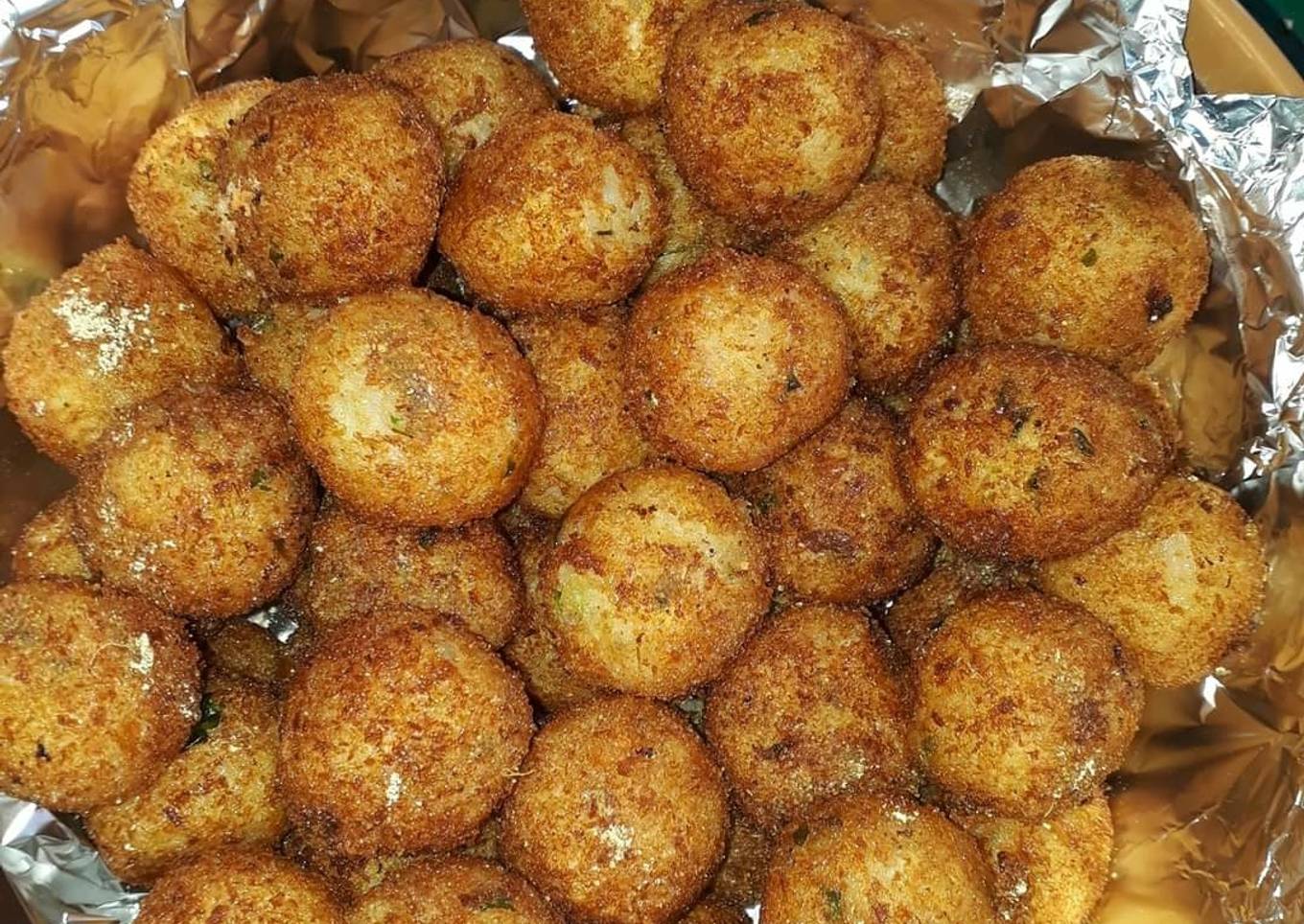 Sweet potato cheese balls