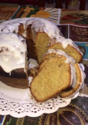 Una foto de Budín integral de naranja súper rico😍