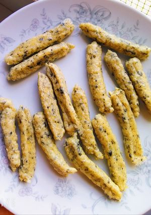 Hình của món Snack cơm phô mai rong biển_BLW.