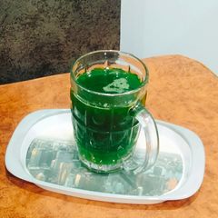 A picture of Bitter gourd juice 😋/ karela juice 😋.