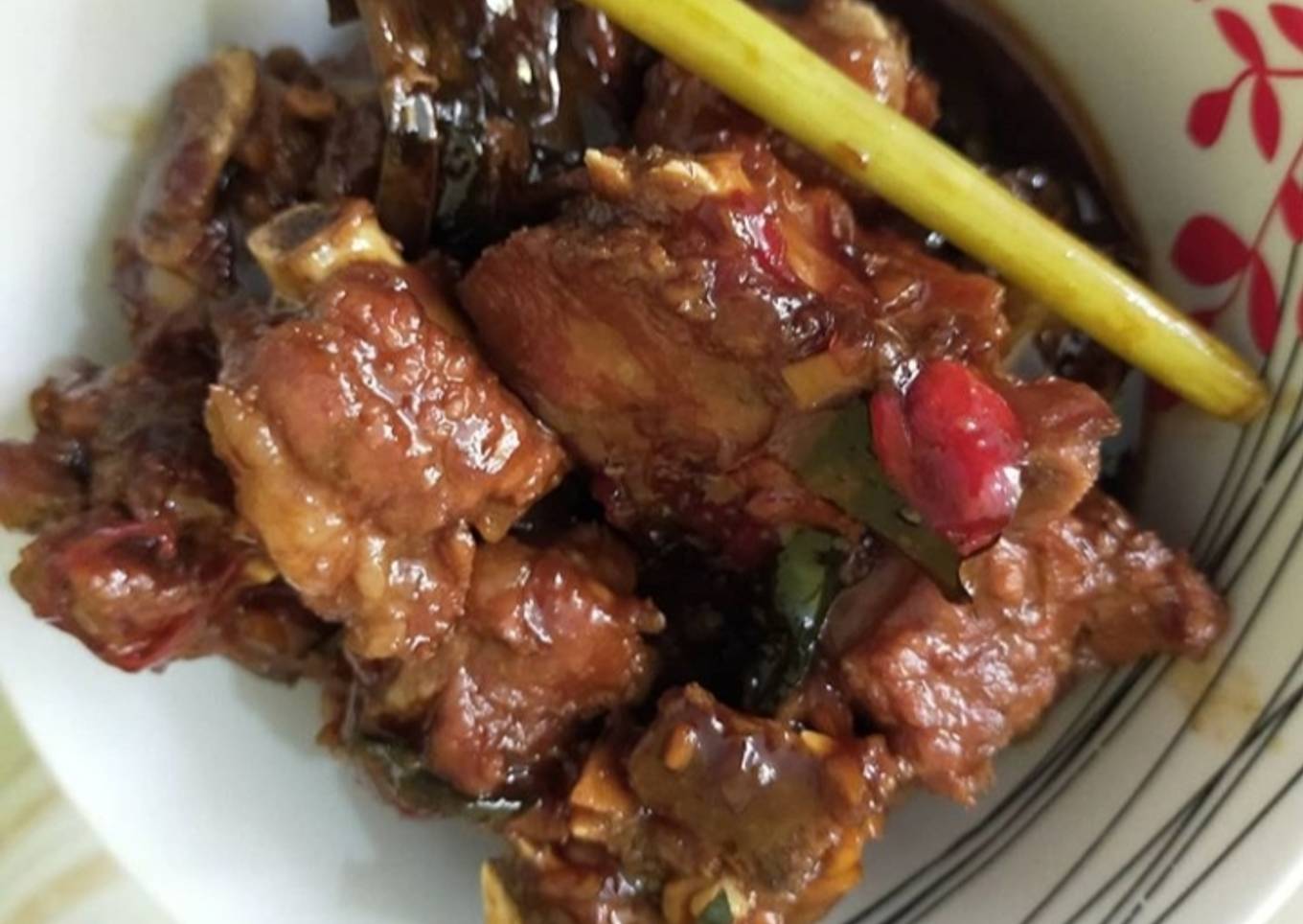 Rib pork saos ala lvn
