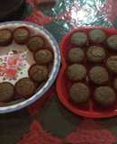 Cakes de avena de chocolate y coco