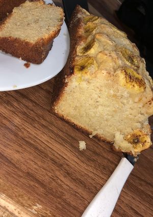 Una foto de Torta / bizcochuelo de pera y banana