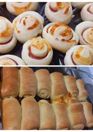 Una foto de Pancitos Y Rollitos de Jamón y Queso 🧀