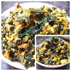 A picture of Drumstick leaves egg bhurji.