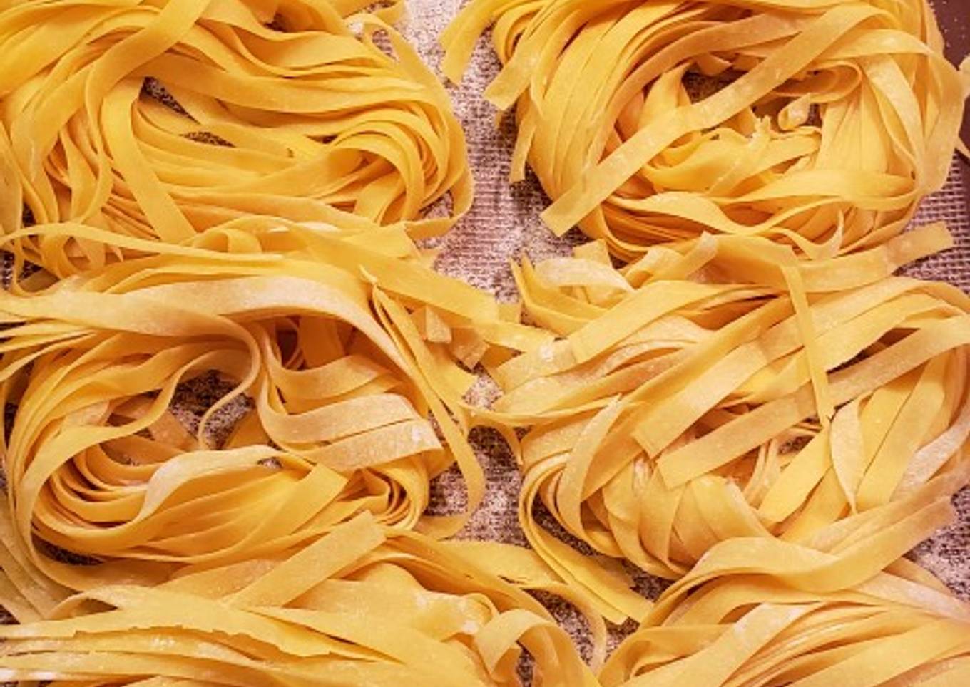 Homemade Fettuccini Noodles