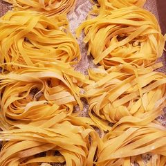 A picture of Homemade Fettuccini Noodles.
