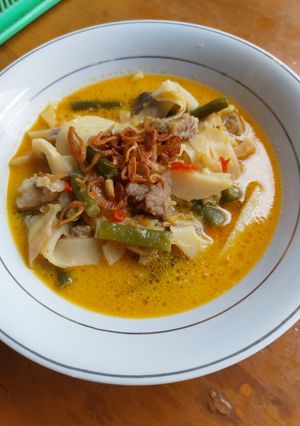 Foto resep Lodeh Rebung Kacang Daging