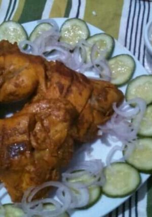 A picture of BBQ Steamed Chicken.
