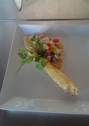 Una foto de Salpicón de Bacalao