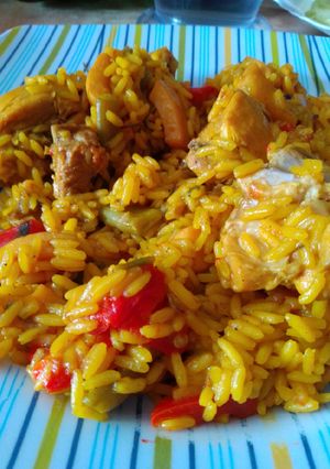 Una foto de Paella mixta