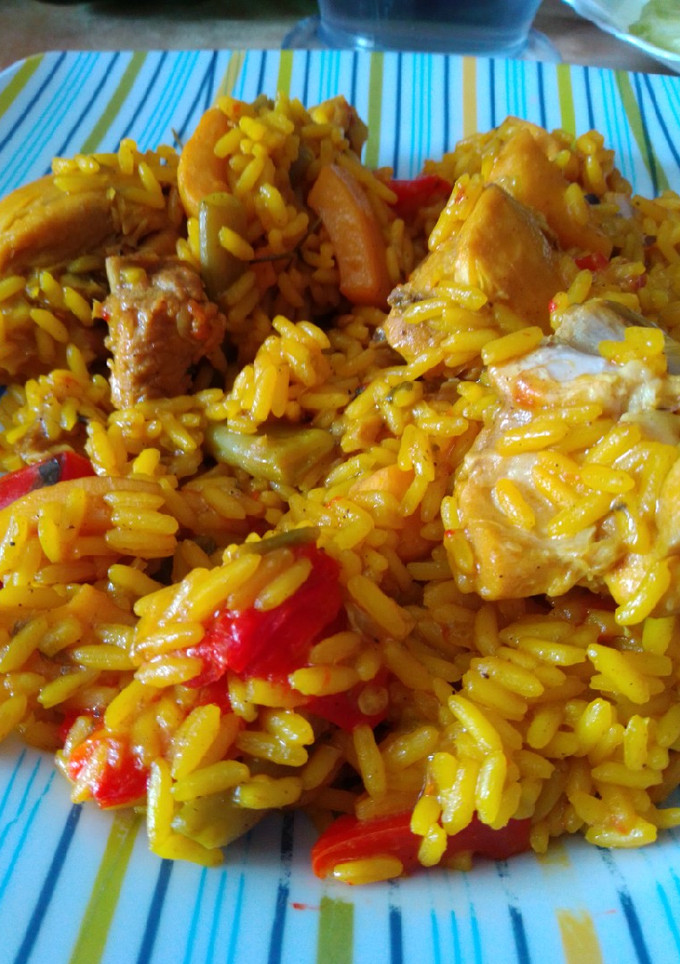Una foto de Paella mixta
