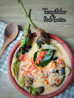 Foto resep Terong Bakar Kuah Santan