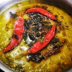 A picture of Dal palak.