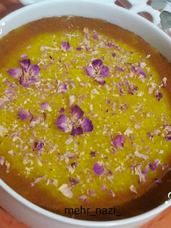 عکسی از دستور شله زرد