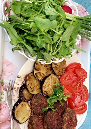 صورة لوصفة كباب طاوه كيتو