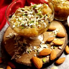 A picture of Custard Apple Halwa.