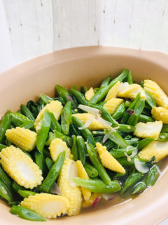 Foto resep Oseng Sawi Buncis Putren