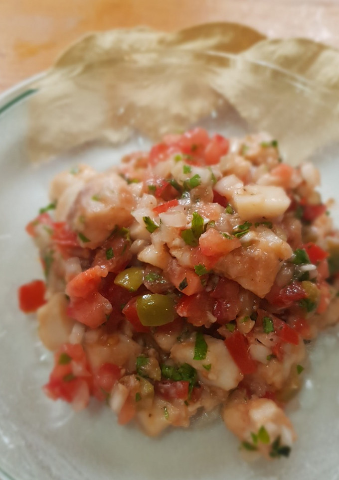 Una foto de Ceviche al estilo de mi mamá
