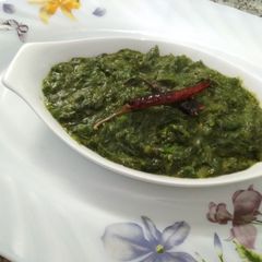 A picture of Besani saag.