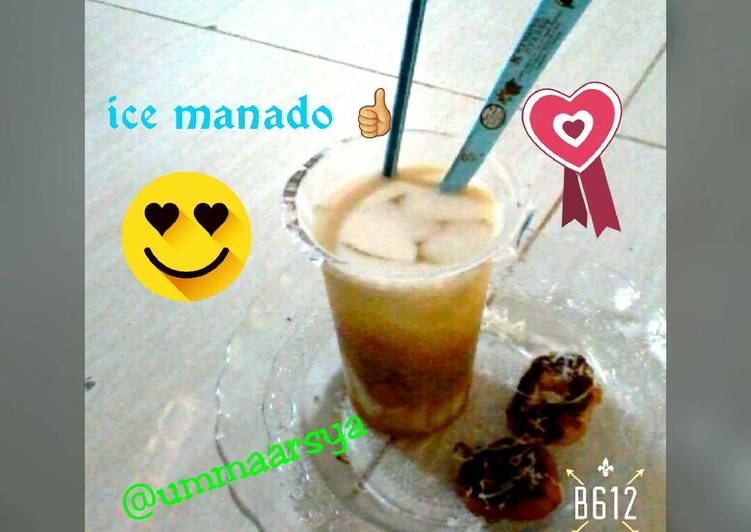 Ice manado with red sugar 👌