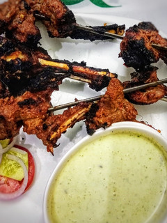 A picture of Mutton Bar b Q Chops.