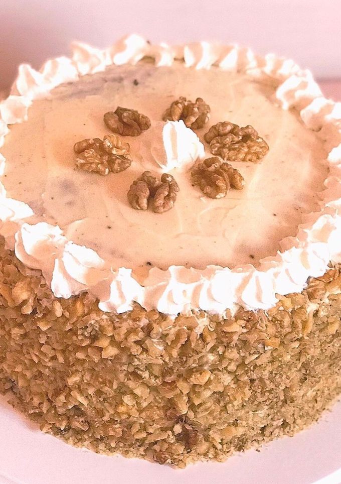 Una foto de Carrot cake 🥕🎂🧡