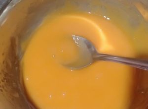 Foto resep Glaze warna kuning rasa mangga home made