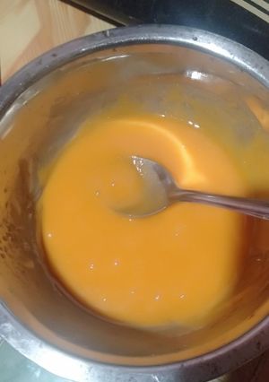 Foto resep Glaze warna kuning rasa mangga home made