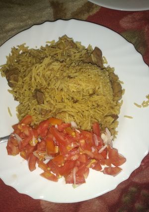 A picture of Pilau #myuniquericerecipe.